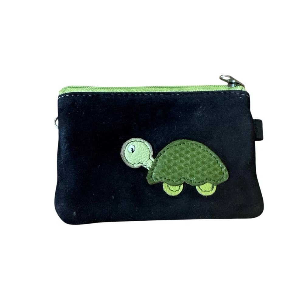 Small Brown & Green Coin Purse